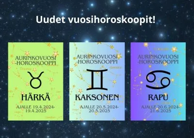 Horoskooppi ja astrologia kuvaavat elämää monipuolisesti